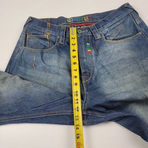 Vintage Y2K Coogi Jeans Wide Leg Denim Baggy Grunge Skate Jnco Style Sz 36x34 - Picture 9 of 16